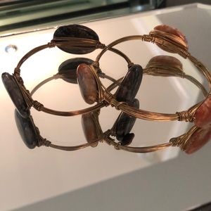 Bourbon and bow tie bracelets